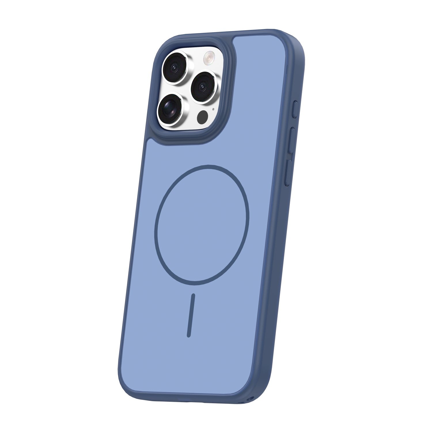 iPh16P Blå Frame Thin Mag