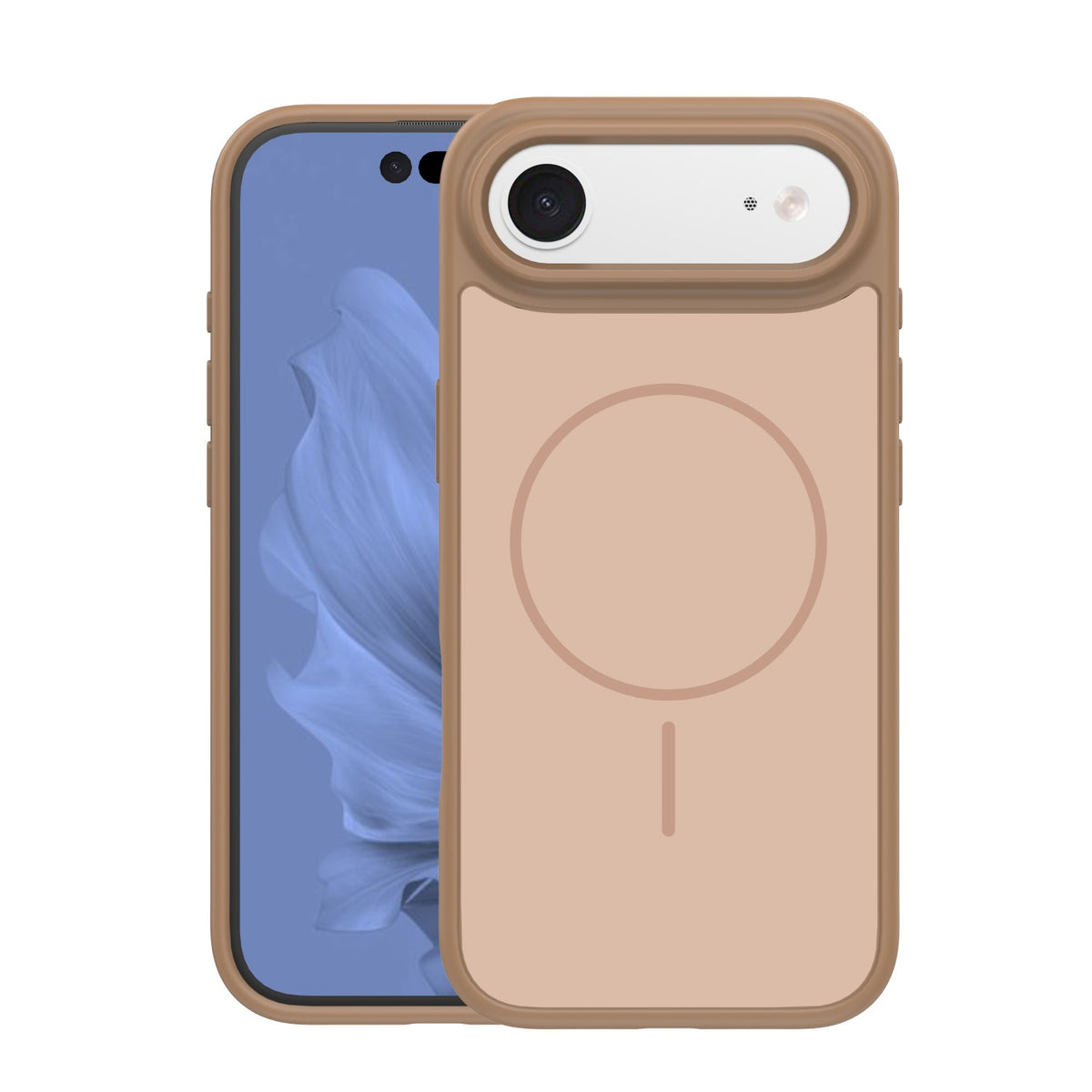 iPhone 17 Air MagSafe Cover Frame Thin Mag – Brun