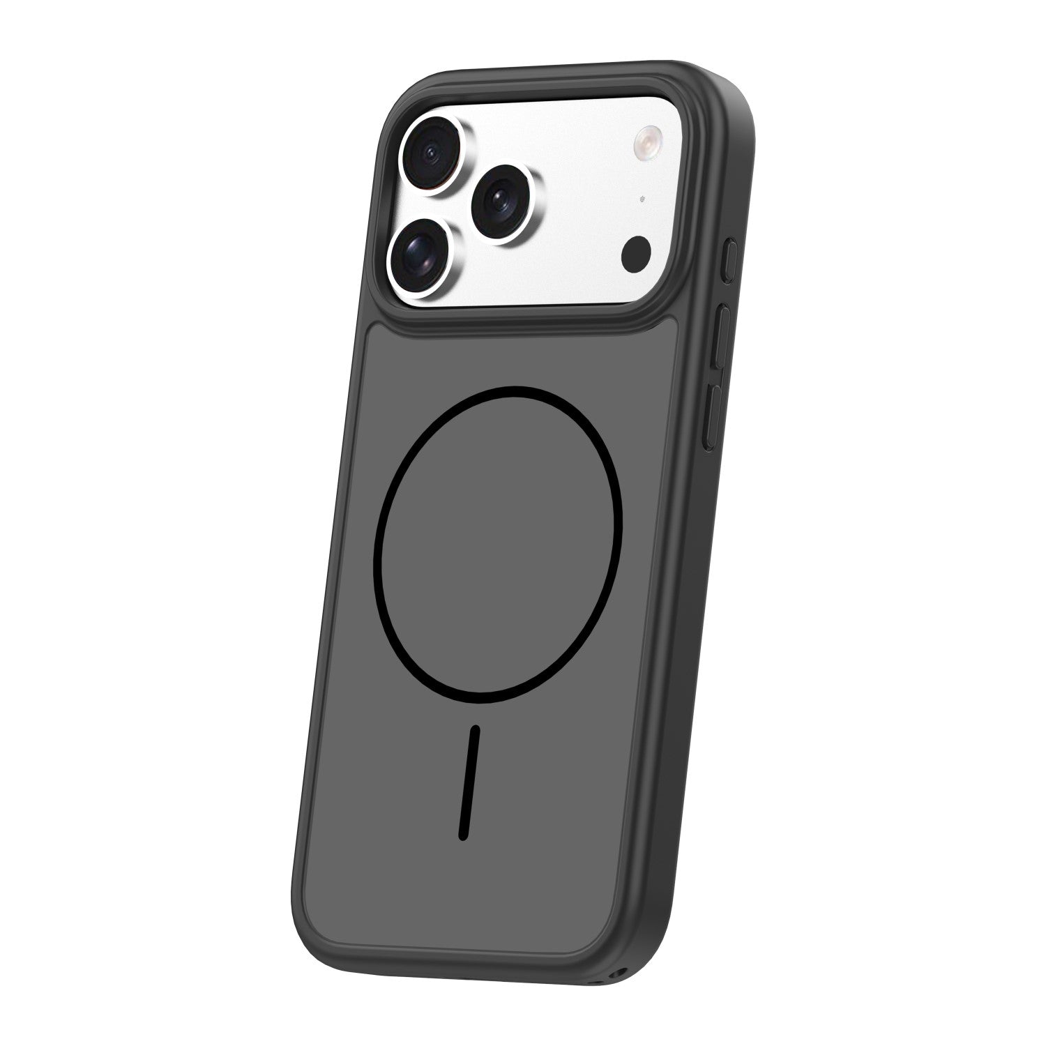 iPhone 17 Pro Max / 18 Pro Max MagSafe Cover Frame Thin Mag – Sort