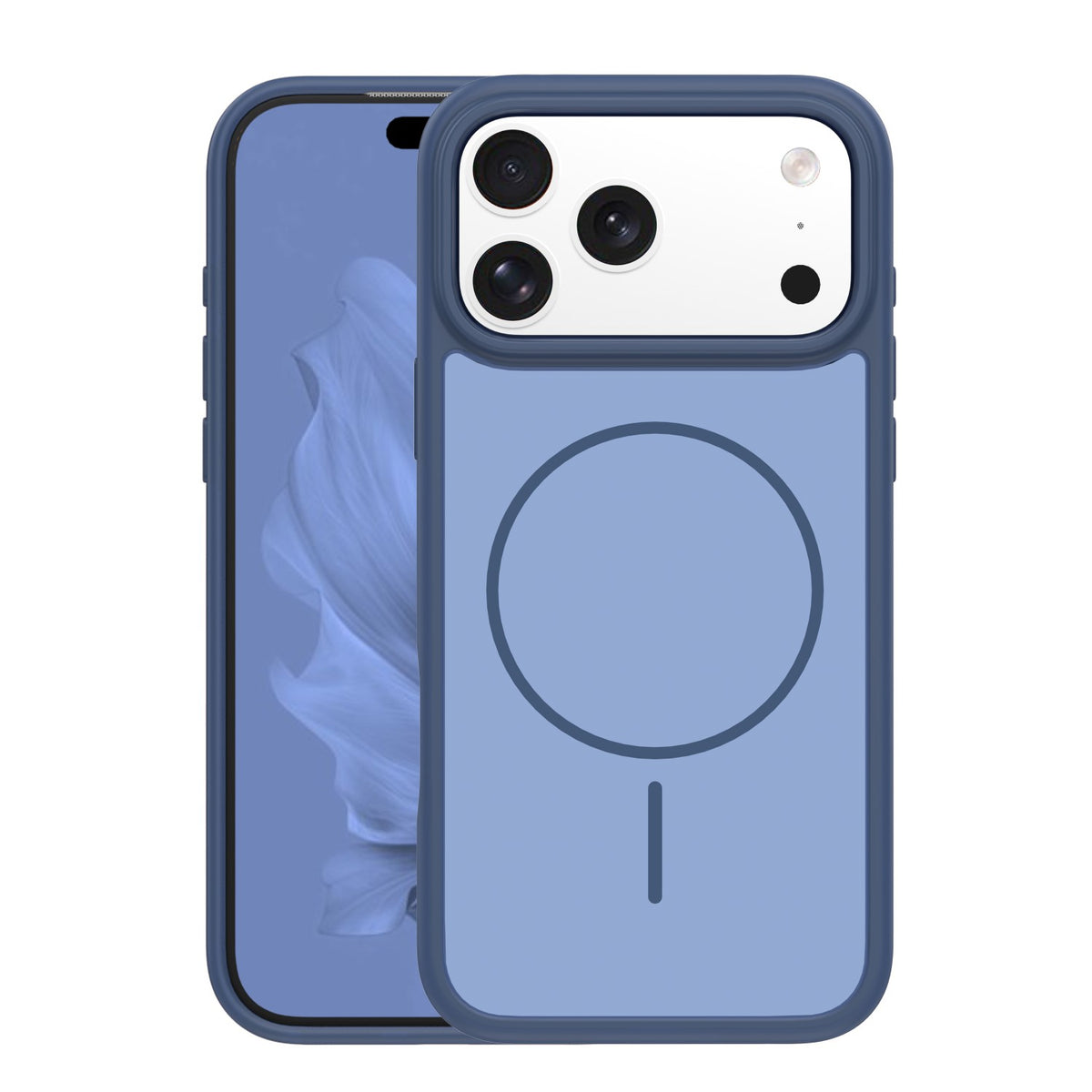 iPhone 17 Pro Max MagSafe Cover Frame Thin Mag – Blå