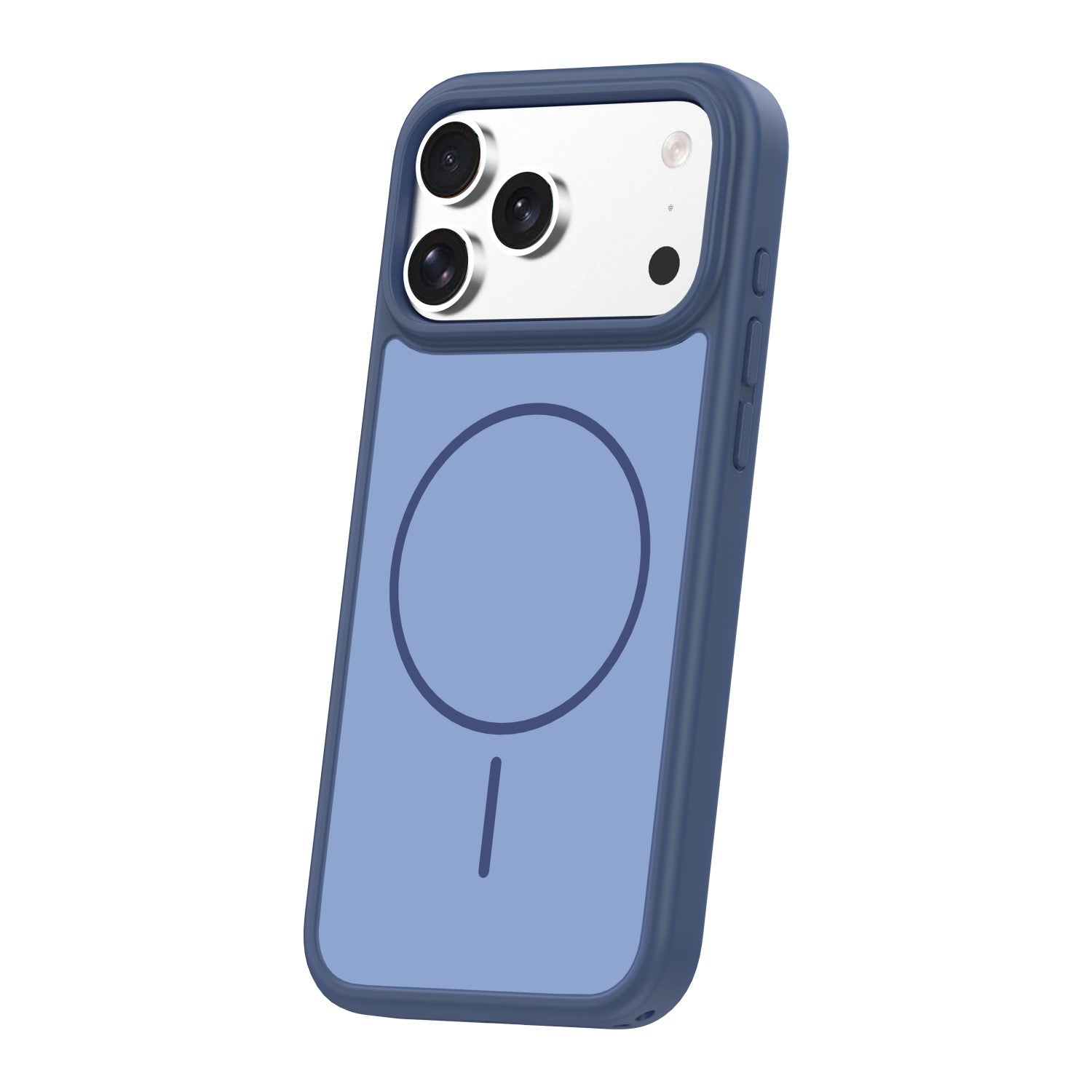 iPhone 17 Pro Max MagSafe Cover Frame Thin Mag – Blå