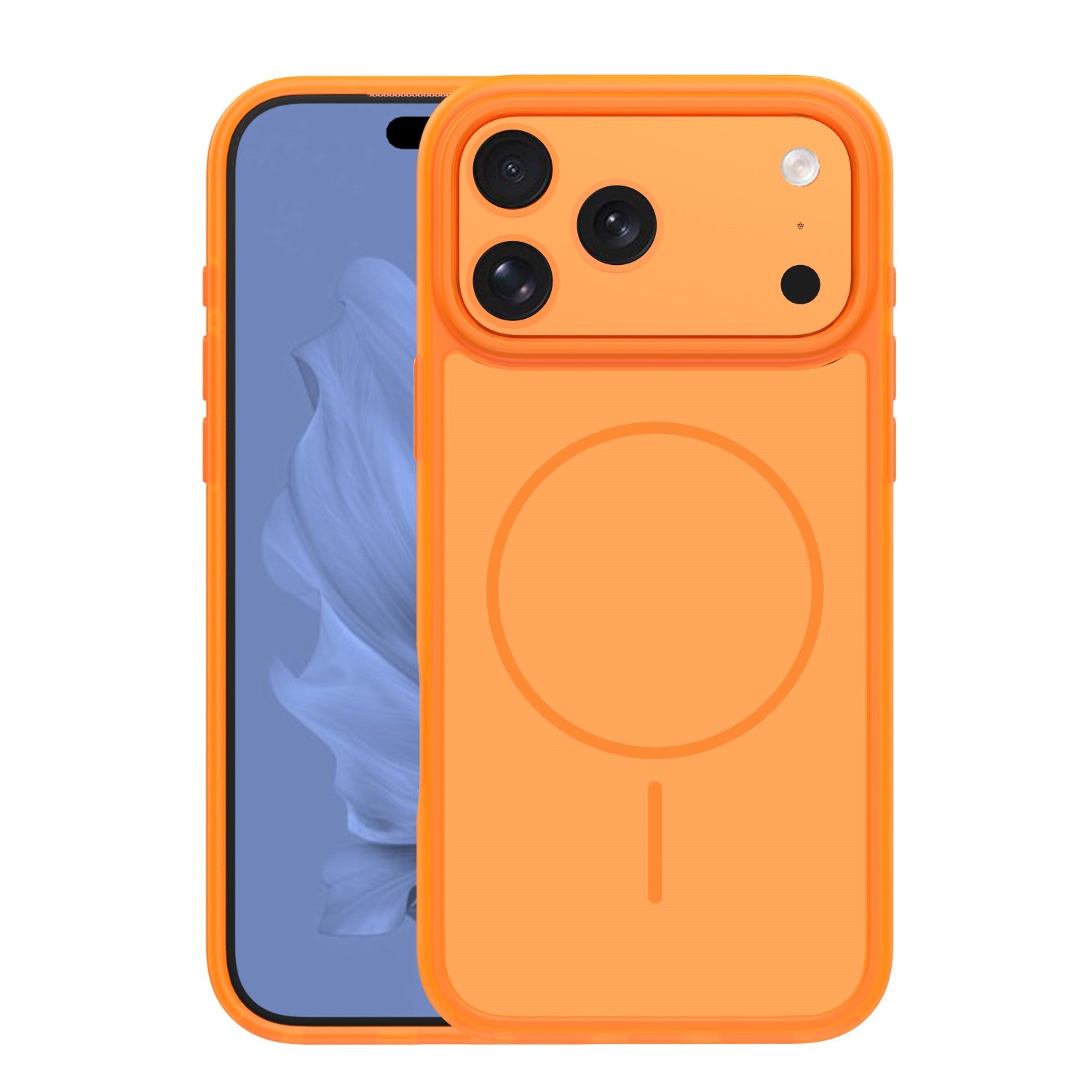 iPhone 17 Pro Max MagSafe Cover Frame Thin Mag – Orange
