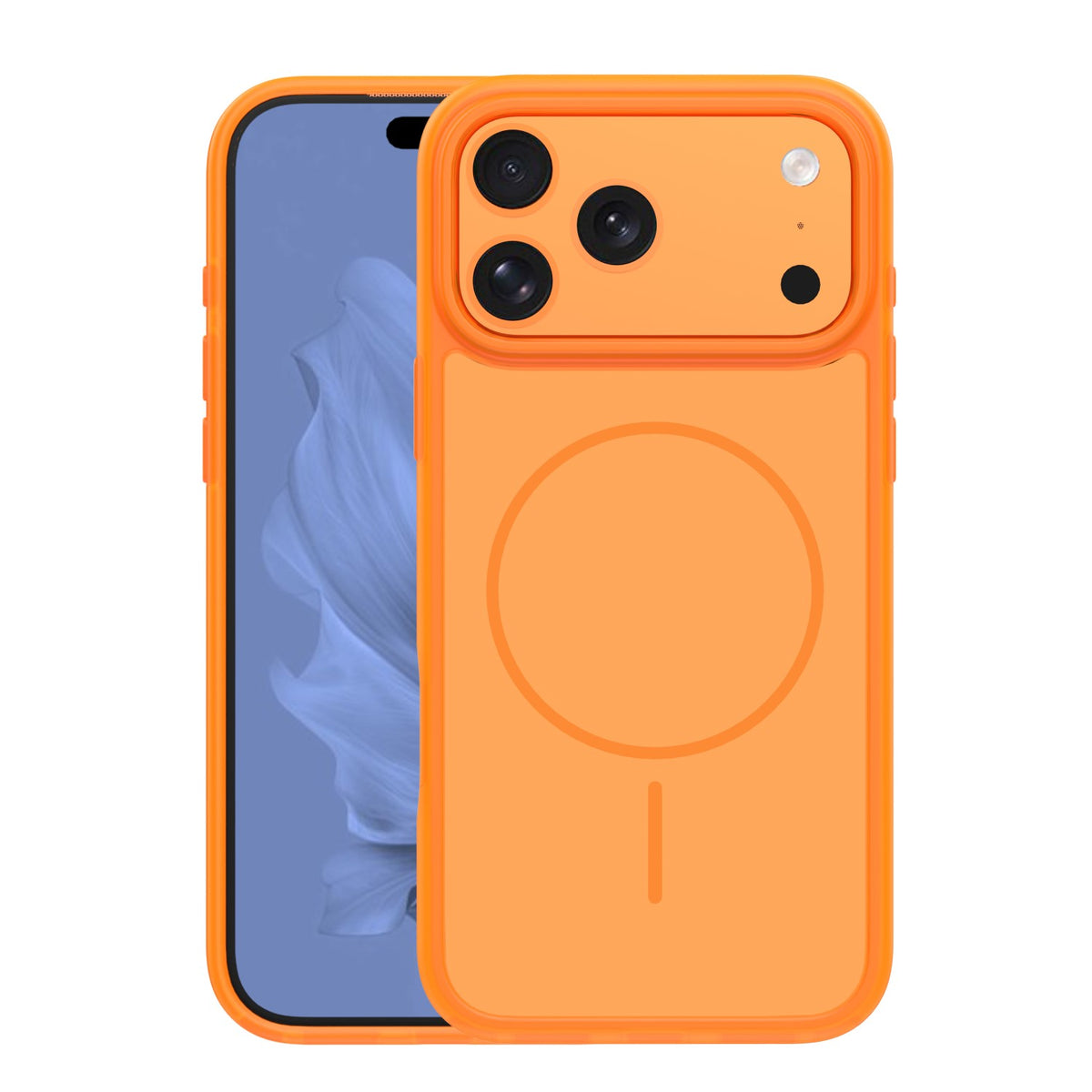 iPhone 17 Pro Max MagSafe Cover Frame Thin Mag – Orange