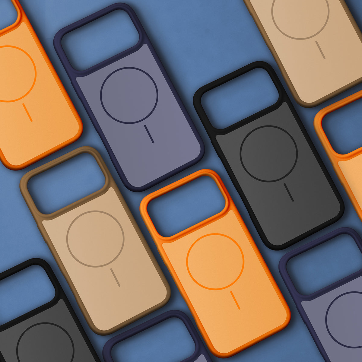 iPhone 17 Pro Max MagSafe Cover Frame Thin Mag – Blå