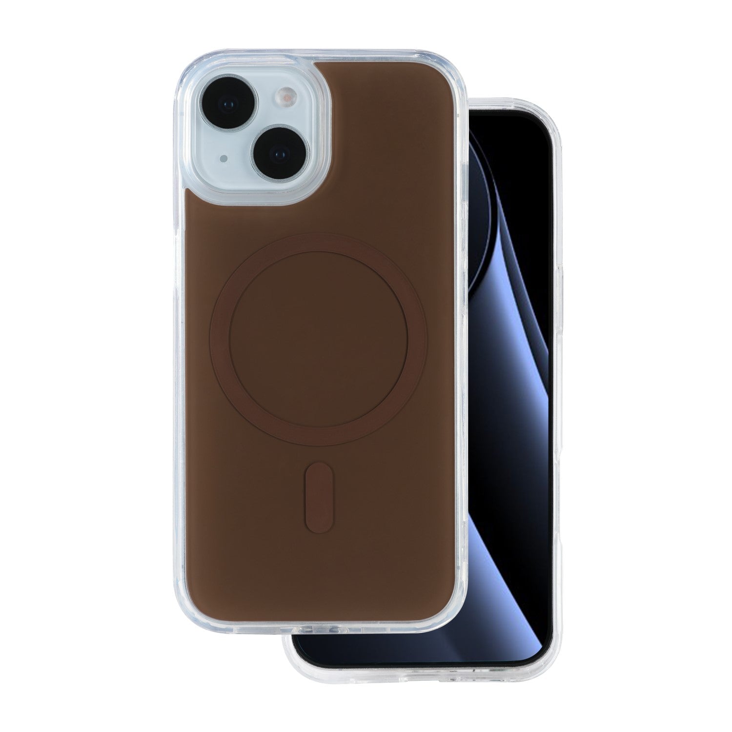 iPhone 15 Cover Lowkey Mag – Brun