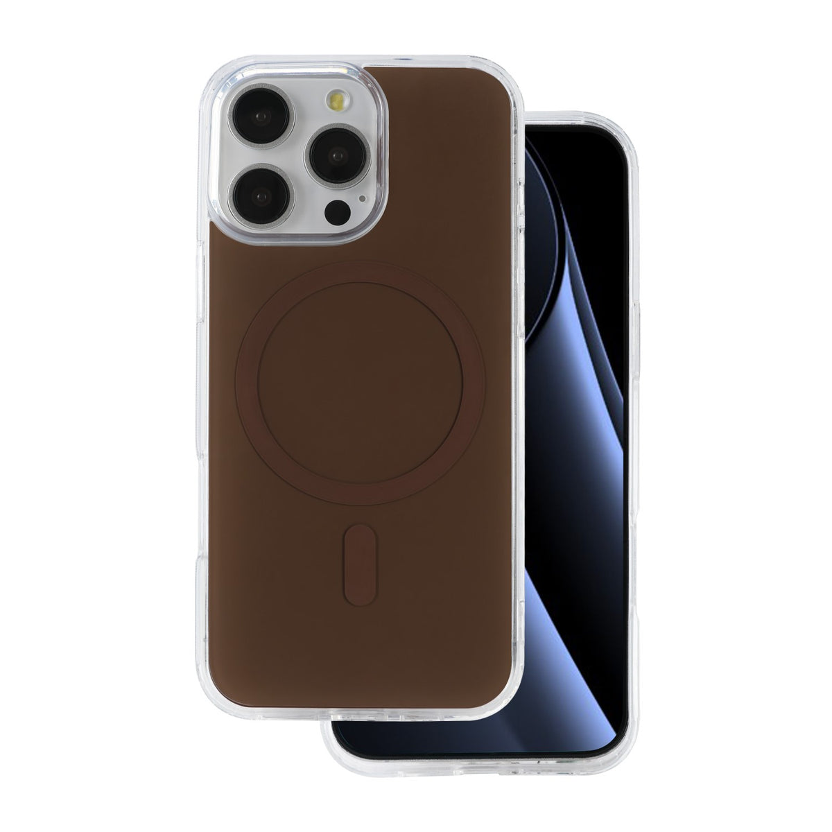 iPhone 15 Pro MagSafe Cover Lowkey Mag – Brun