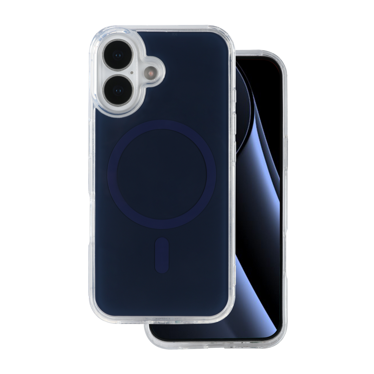 iPhone 16 Cover Lowkey Mag M – Blå