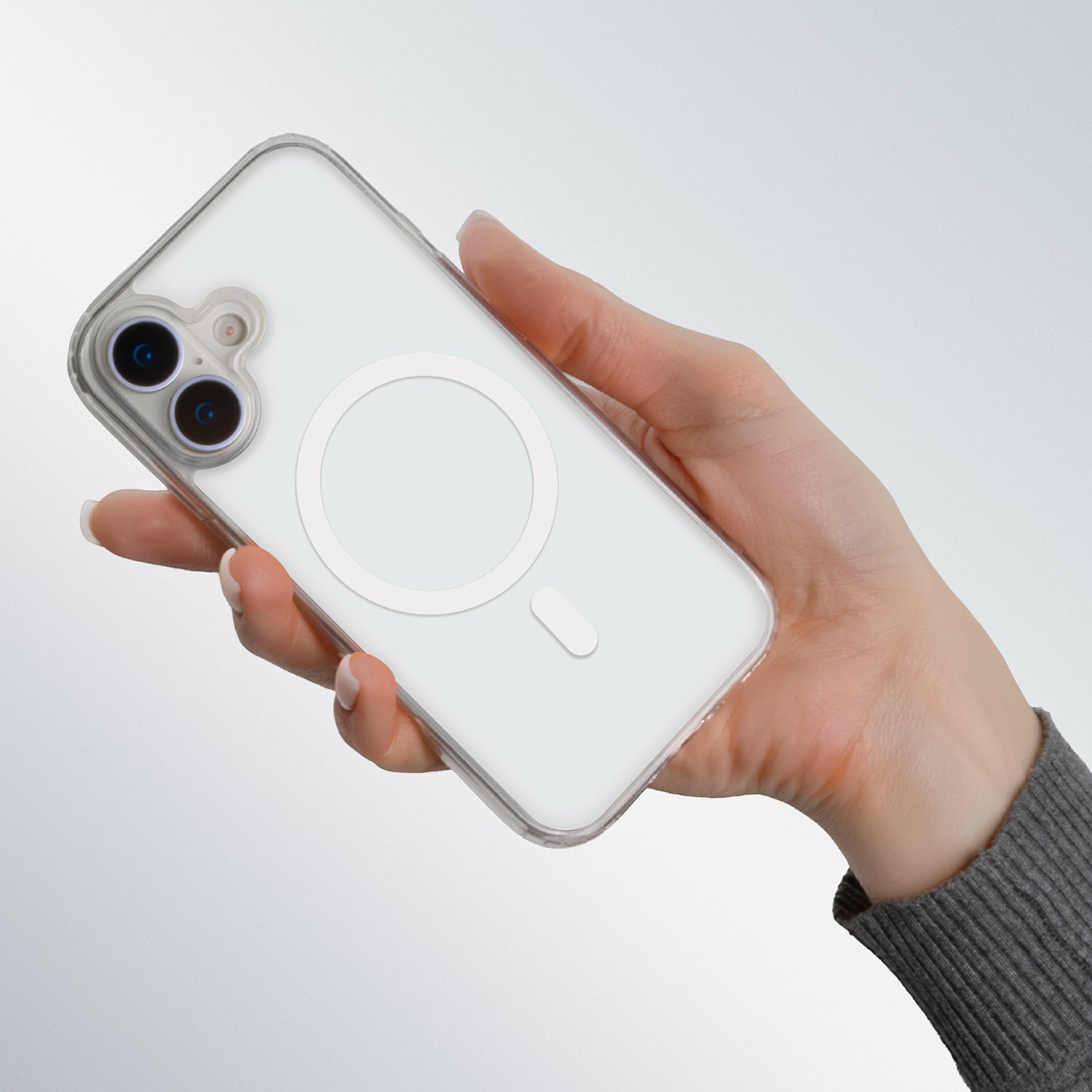 iPhone 17 Air MagSafe Cover Lowkey Mag – Hvid