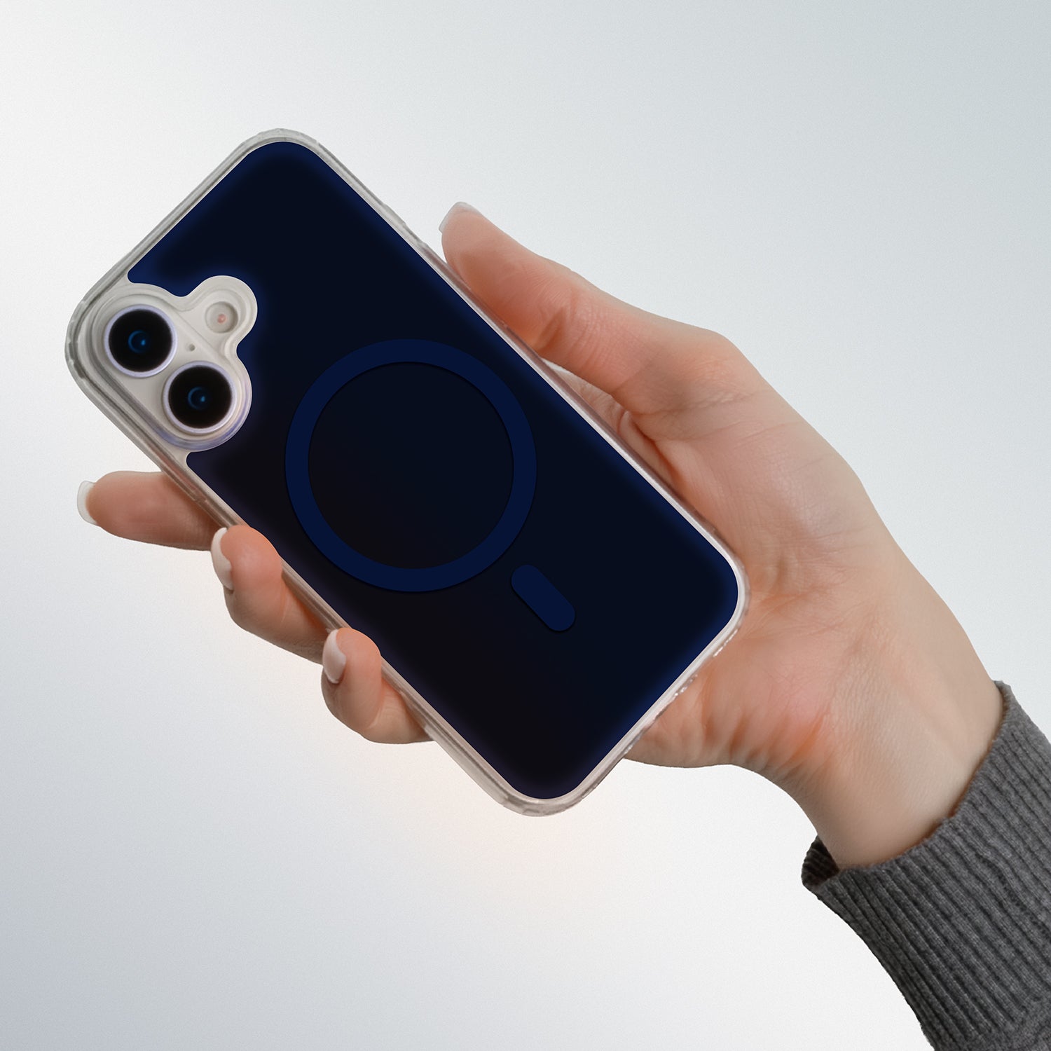 iPhone 17 Pro MagSafe Cover Lowkey Mag M – Blå