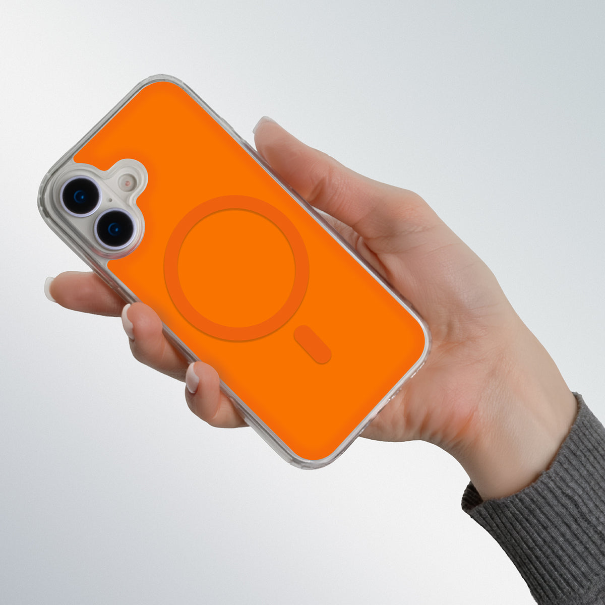 iPhone 17 Pro MagSafe Cover Lowkey Mag – Orange