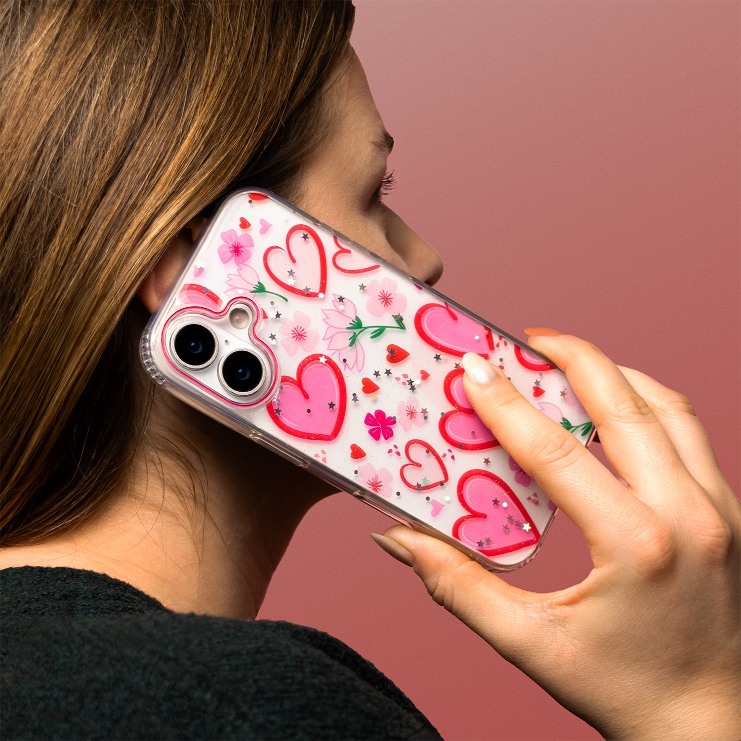 iPhone 12/12 Pro Cover Ultra Trendy Love P Ultra Trendy Hjerter
