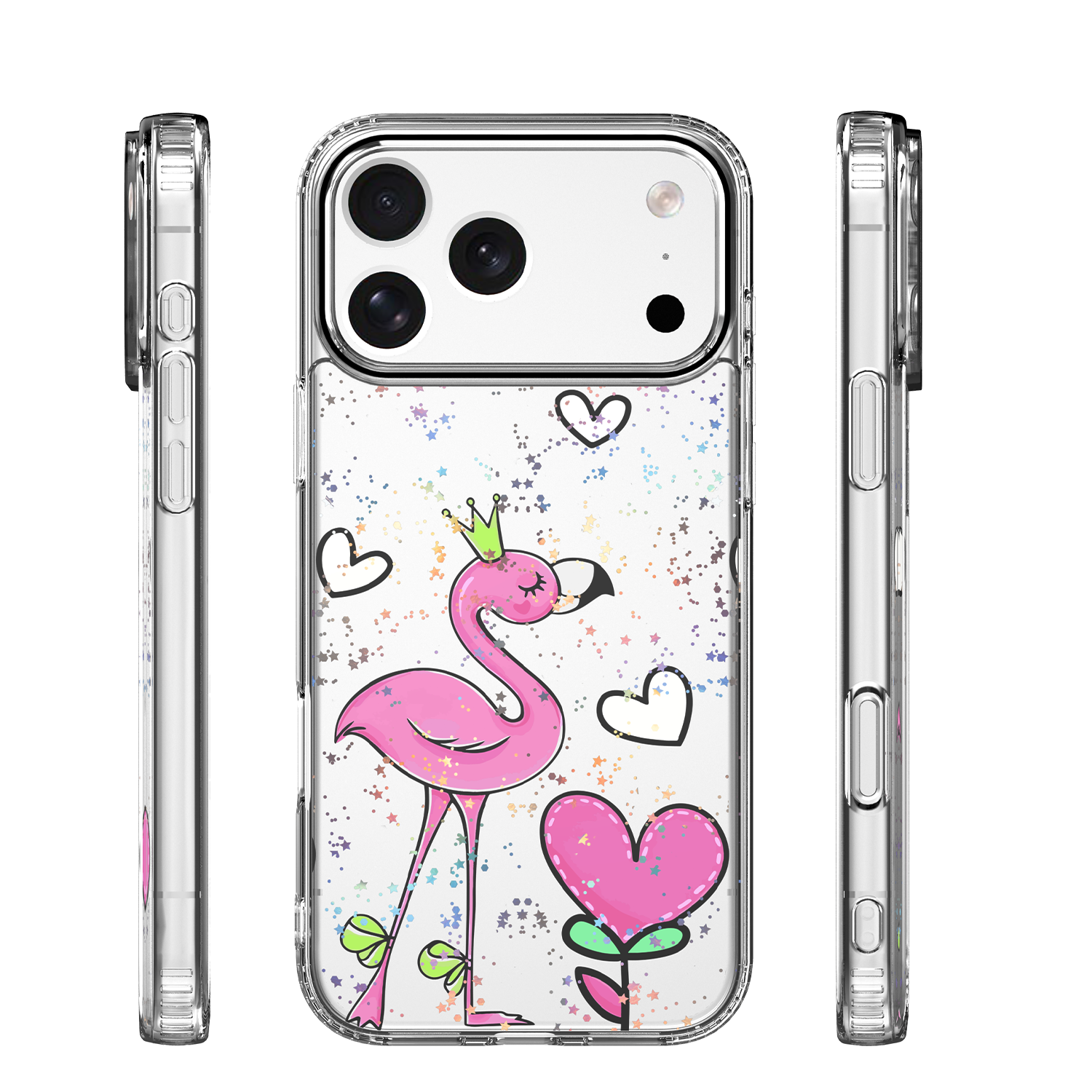 iPhone 15 Pro Cover Ultra Trendy Love Ultra Trendy Flamingo