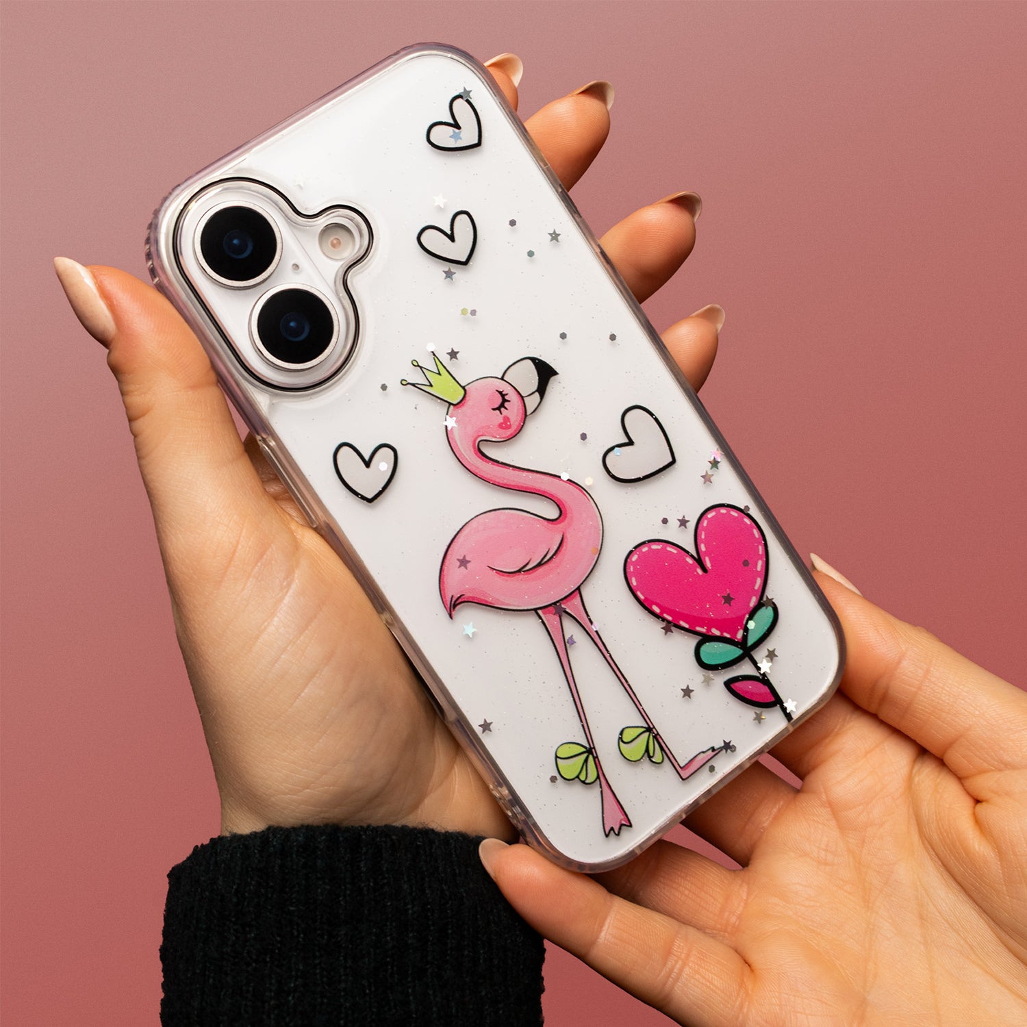 iPhone 15 Ultra Trendy Love Ultra Trendy Flamingo