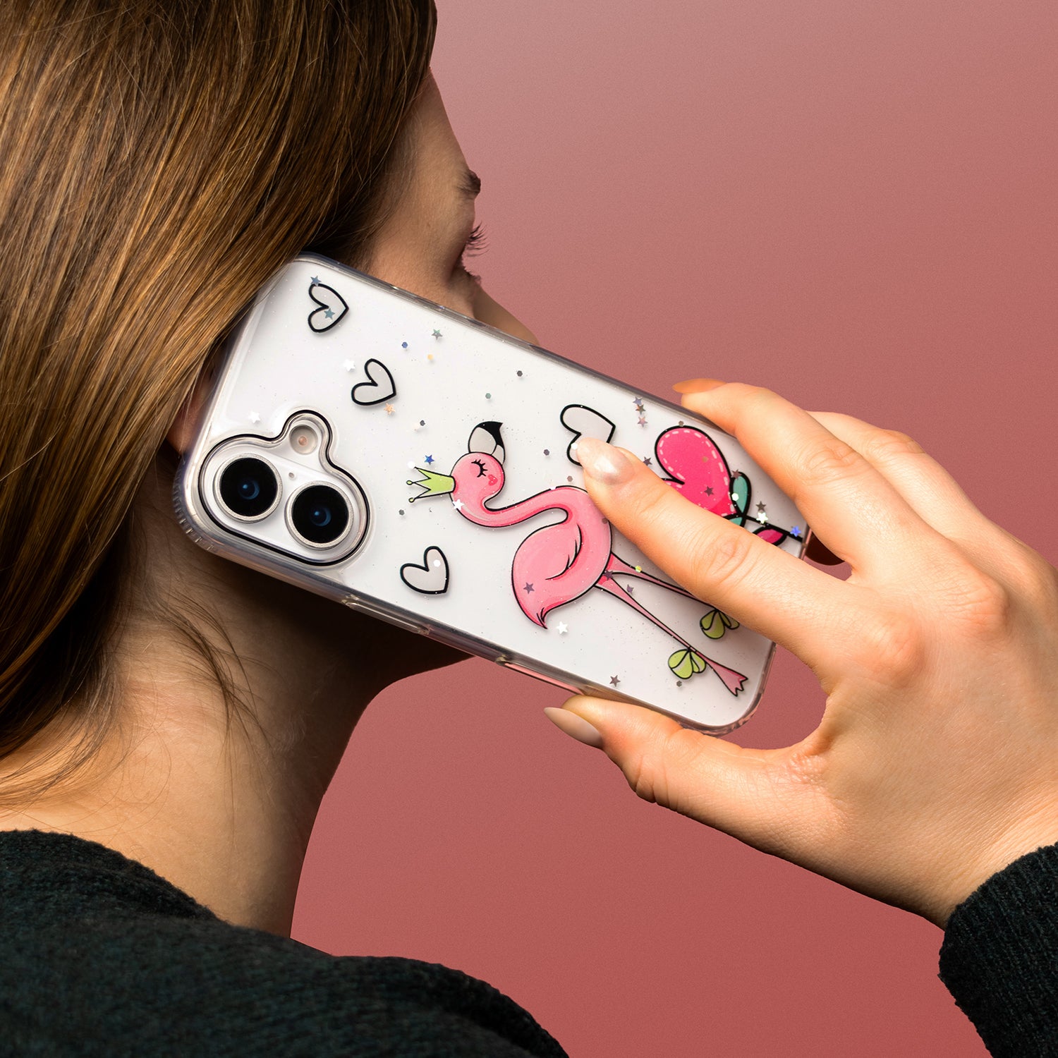 iPhone 16 Ultra Trendy Love Ultra Trendy Flamingo