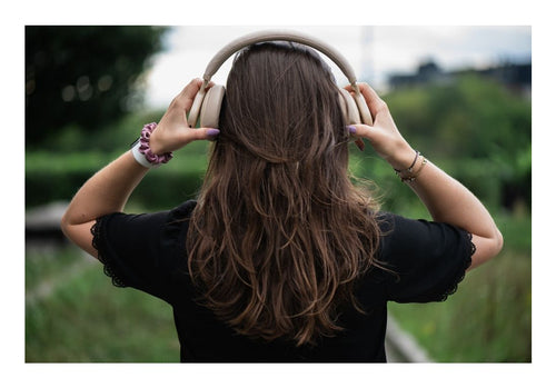 TouchBeat Headphone m/ANC Beig