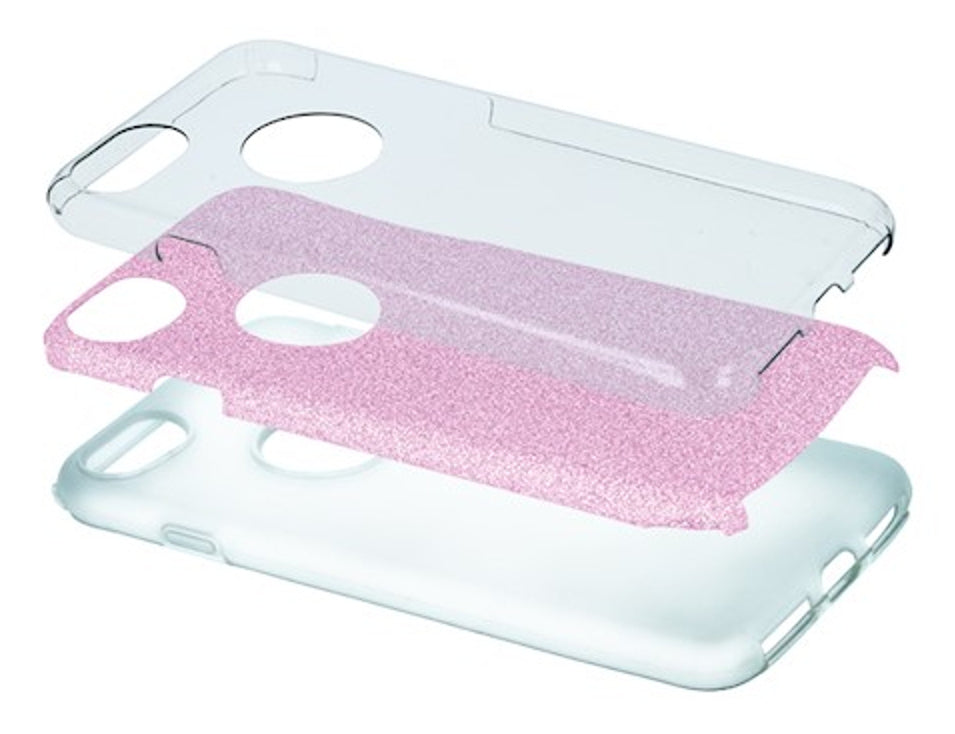iPhone 17 Pro Max / 18 Pro Max Cover Glitter – Pink - billede 5