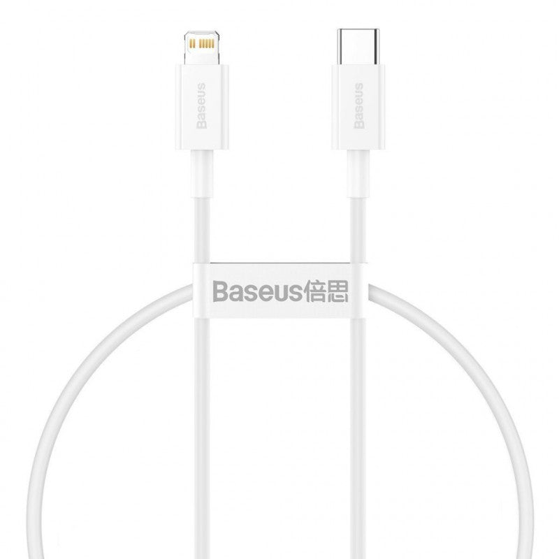 BASEUS USB Cable - Superior Series CATLYS-02 Type-C -  lightning 0,25cm 20W white