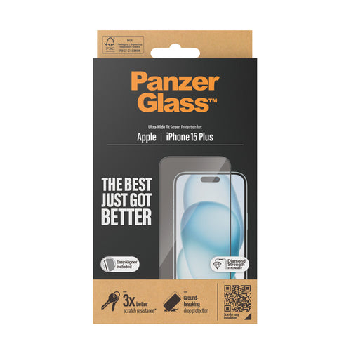 PanzerGlass iPhone 15 Plus 16plus UWF wA - Se 2863