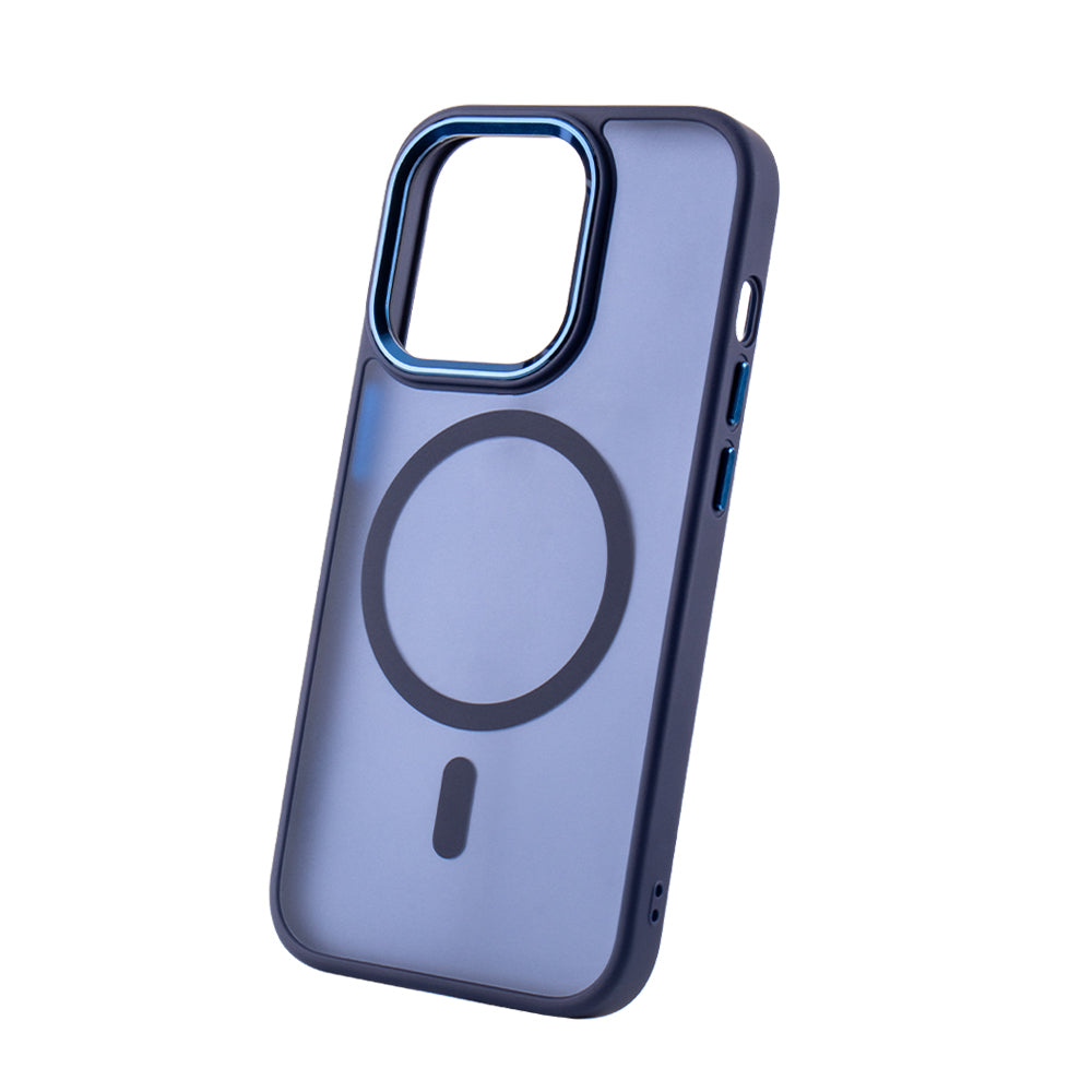iPhone 14 Pro MagSafe Cover Frozen Mag Navy – Blå - billede 3