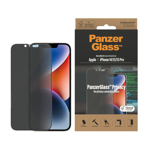 PanzerGlass iPhone 14/13/13 Pro UWF Privacy AB - EOL