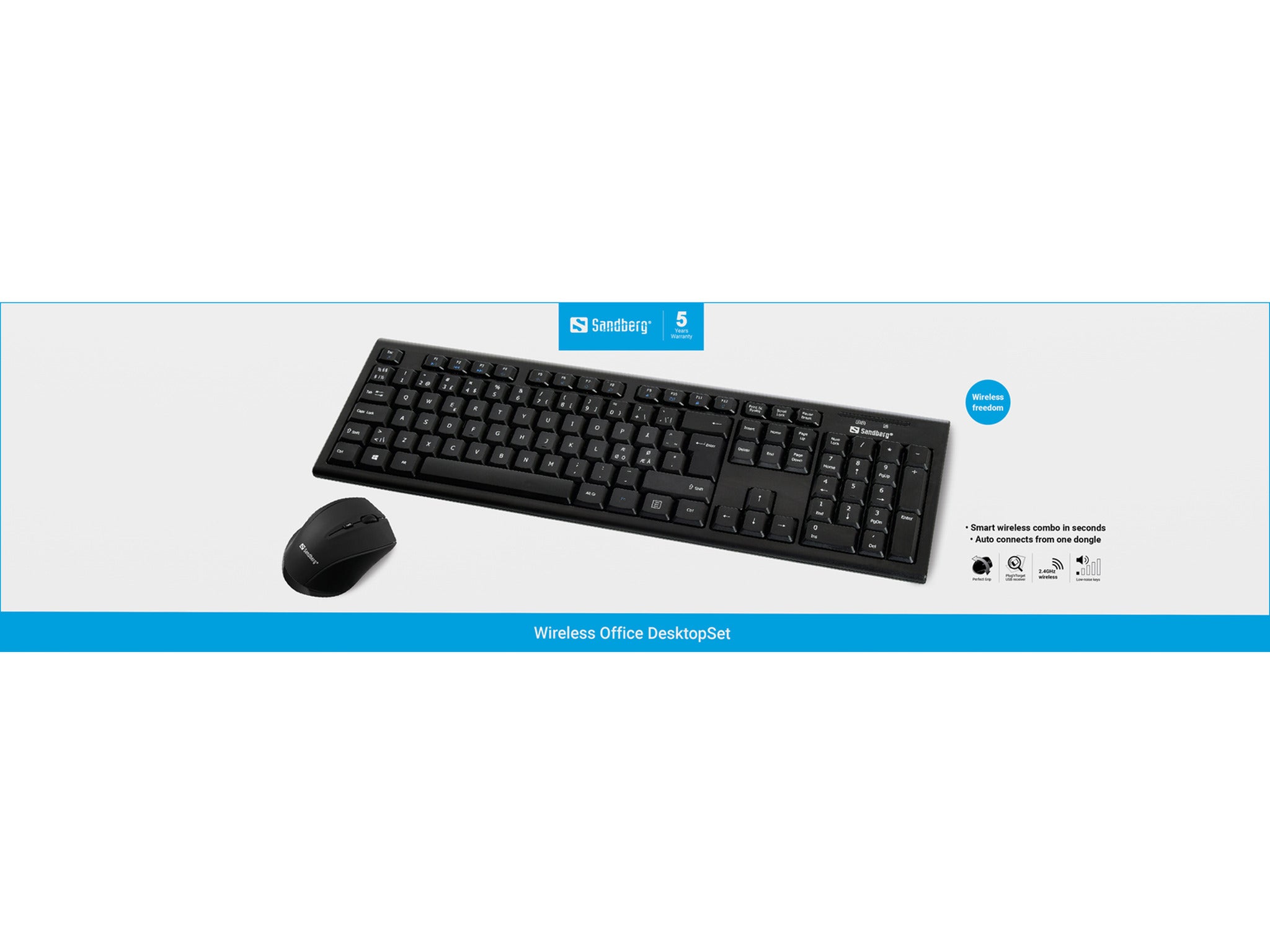 Wireless Office Desktop Sort - billede 4