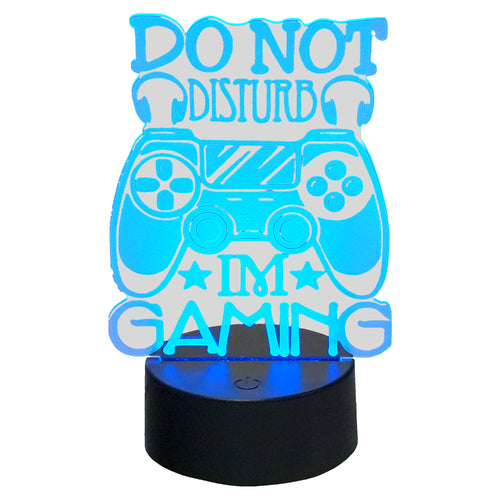 3D LED Lampe - Don't Disturb