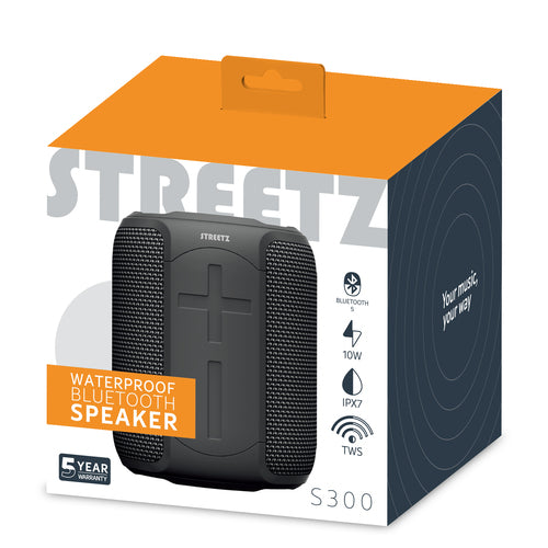 Streetz Portable BT 2x5W Sort