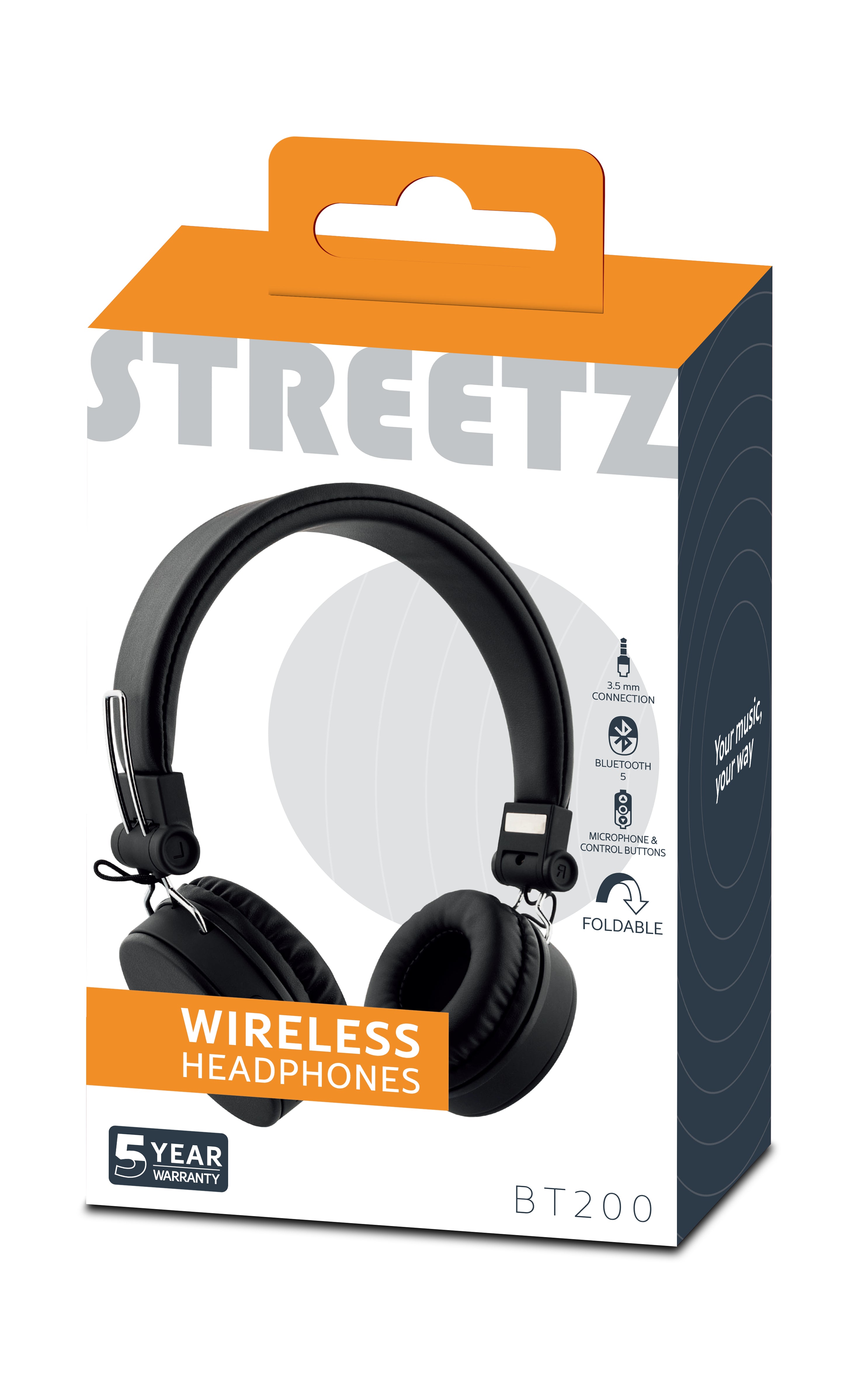On Ear Headset Sort - billede 14