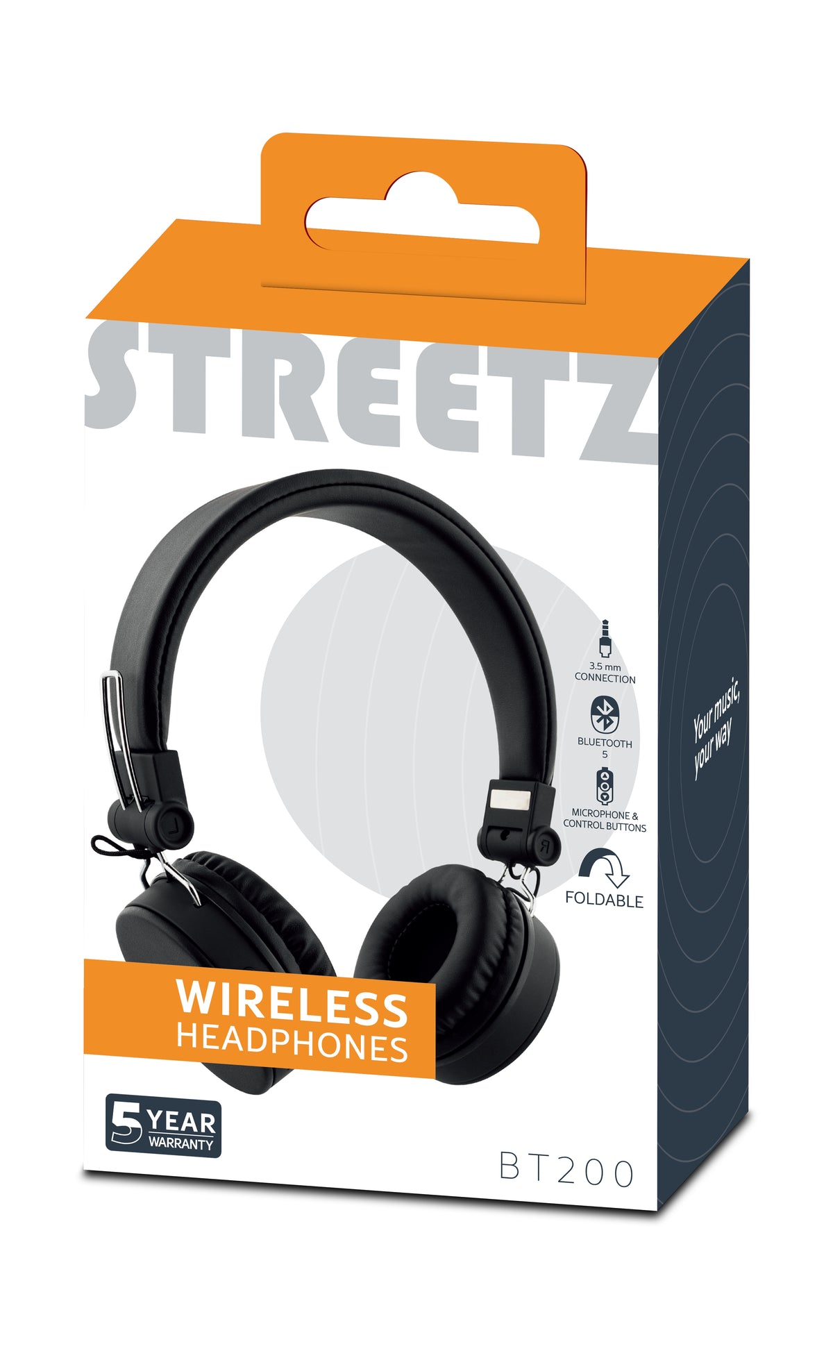 On Ear Headset Sort - billede 14