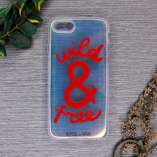 iPhone 7/8/SE Cover Wild And Free – Transparent