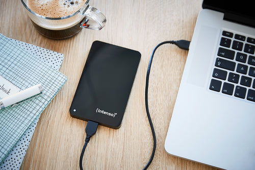 USB3 2,5" 1TB Intenso Sort