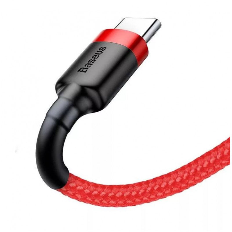 BASEUS USB Cable - Cafule CATKLF-U09 2A USB-C 3m red - EOL - billede 3