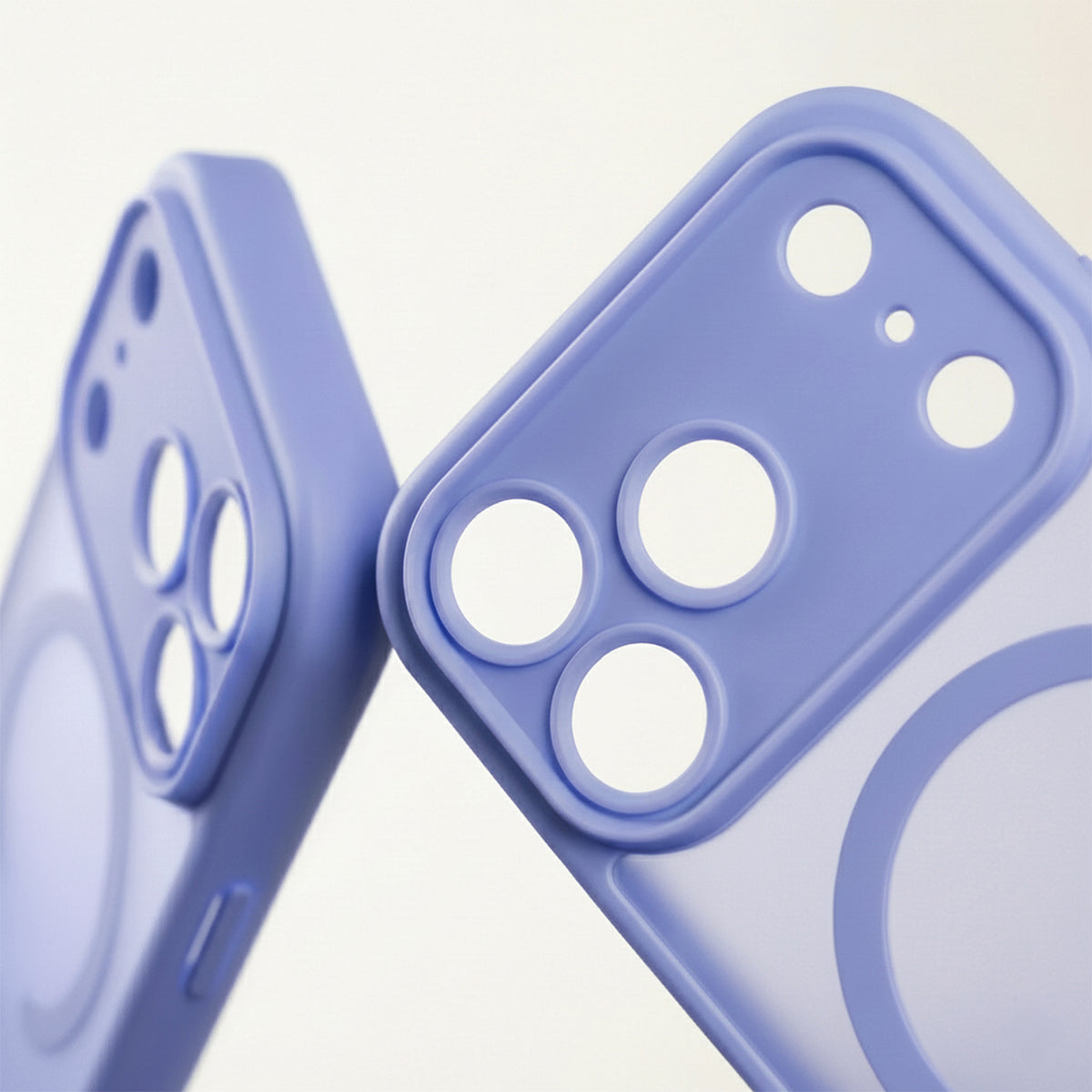 iPh16PM Mag Matt Lysblå