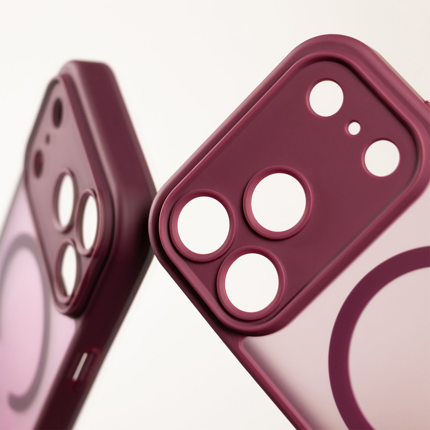 iPh12/12pro Mag Matt Maroon