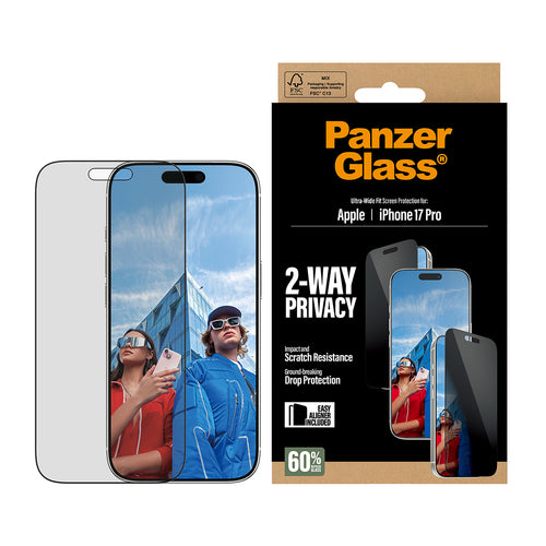 PG 2Way Privacy Screen Protect iPhone 17 Pro UWF EasyAligner