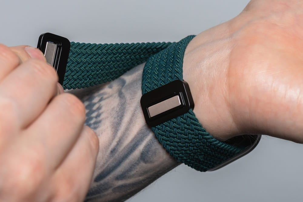 Urrem 38-41mm Grøn Nylon Apple - billede 4
