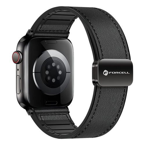 Urrem 42-49mm Sort Læder Apple