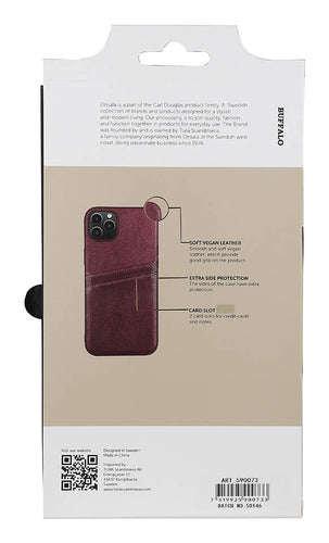 iPhone 14 Plus Læder Cover med kortholder 2 6 7 – Brun – Buffalo