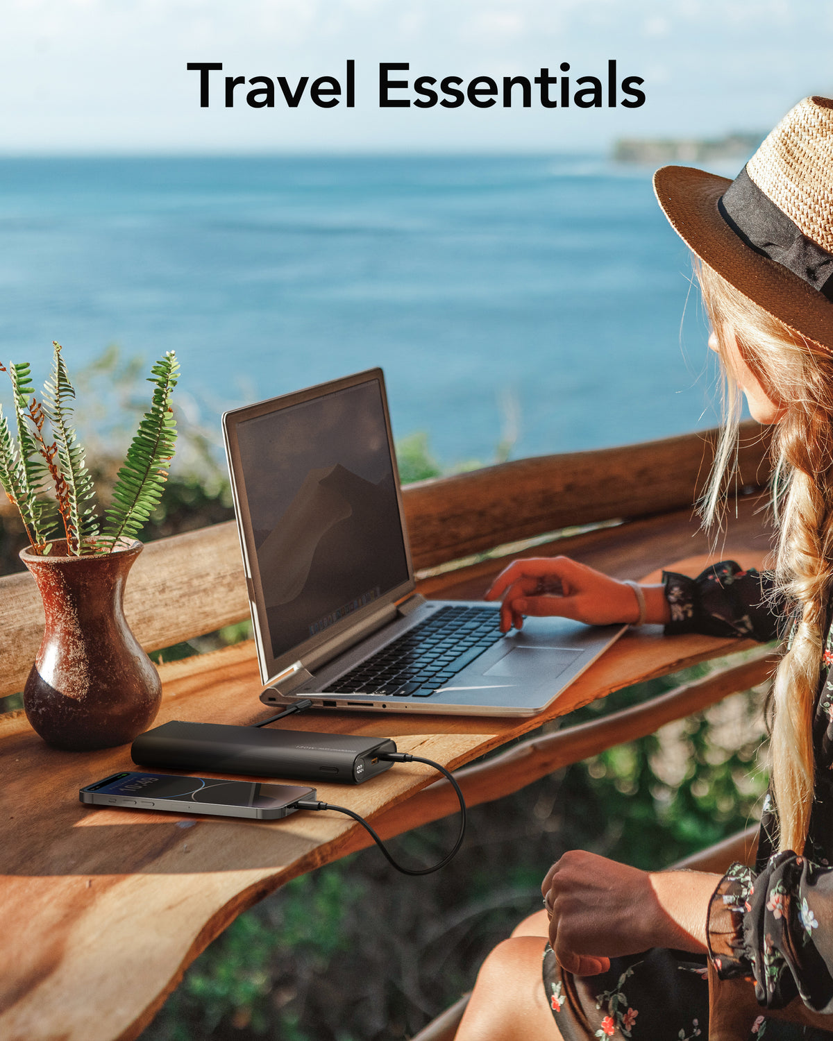 25000 mAh 100W PB USB/Lightn.