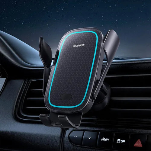 Baseus car holder Milky Way Pro with wireless charging function 15W black