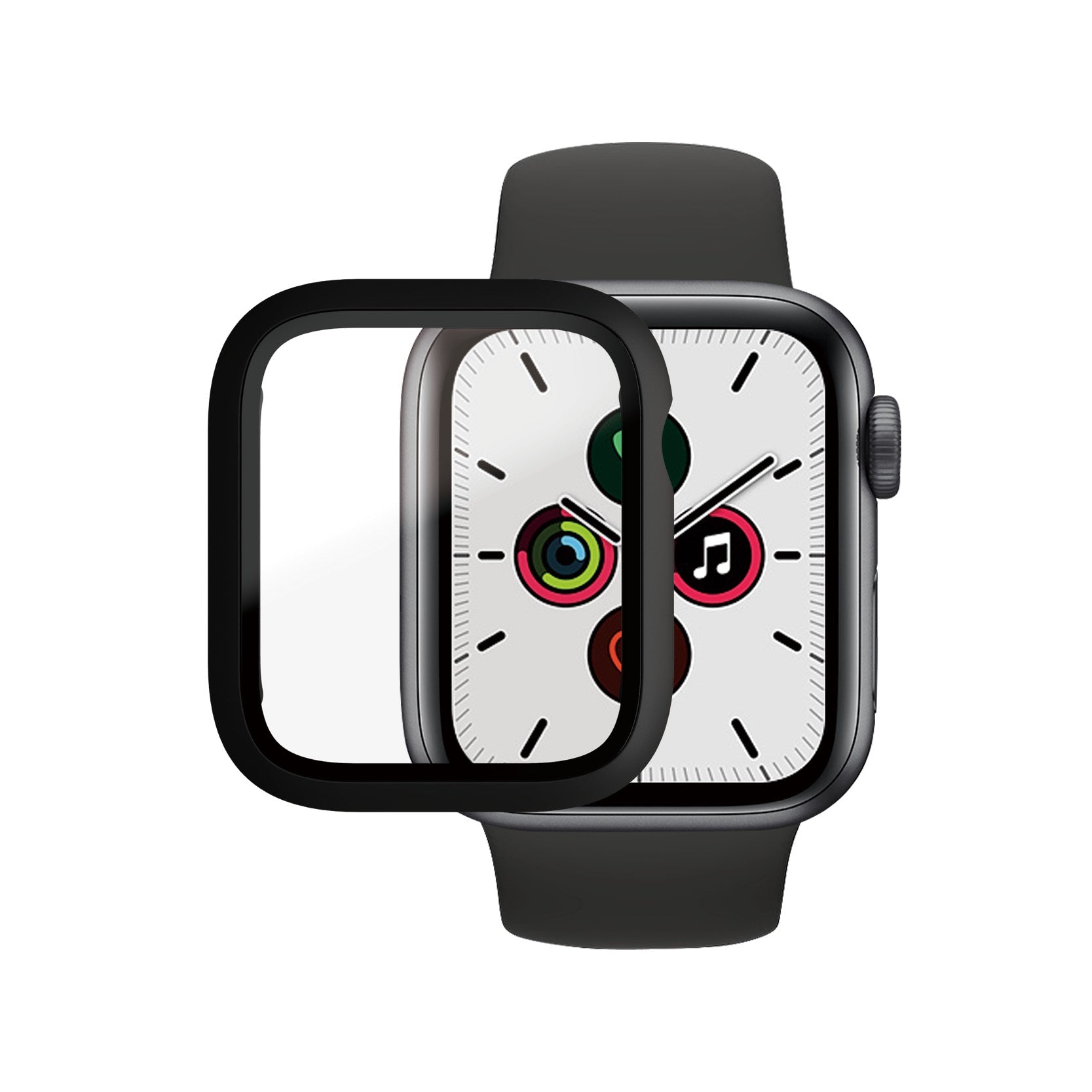 PanzerGlass Full Body Apple Watch 4/5/6/SE (40 mm) Black (AB - EOL