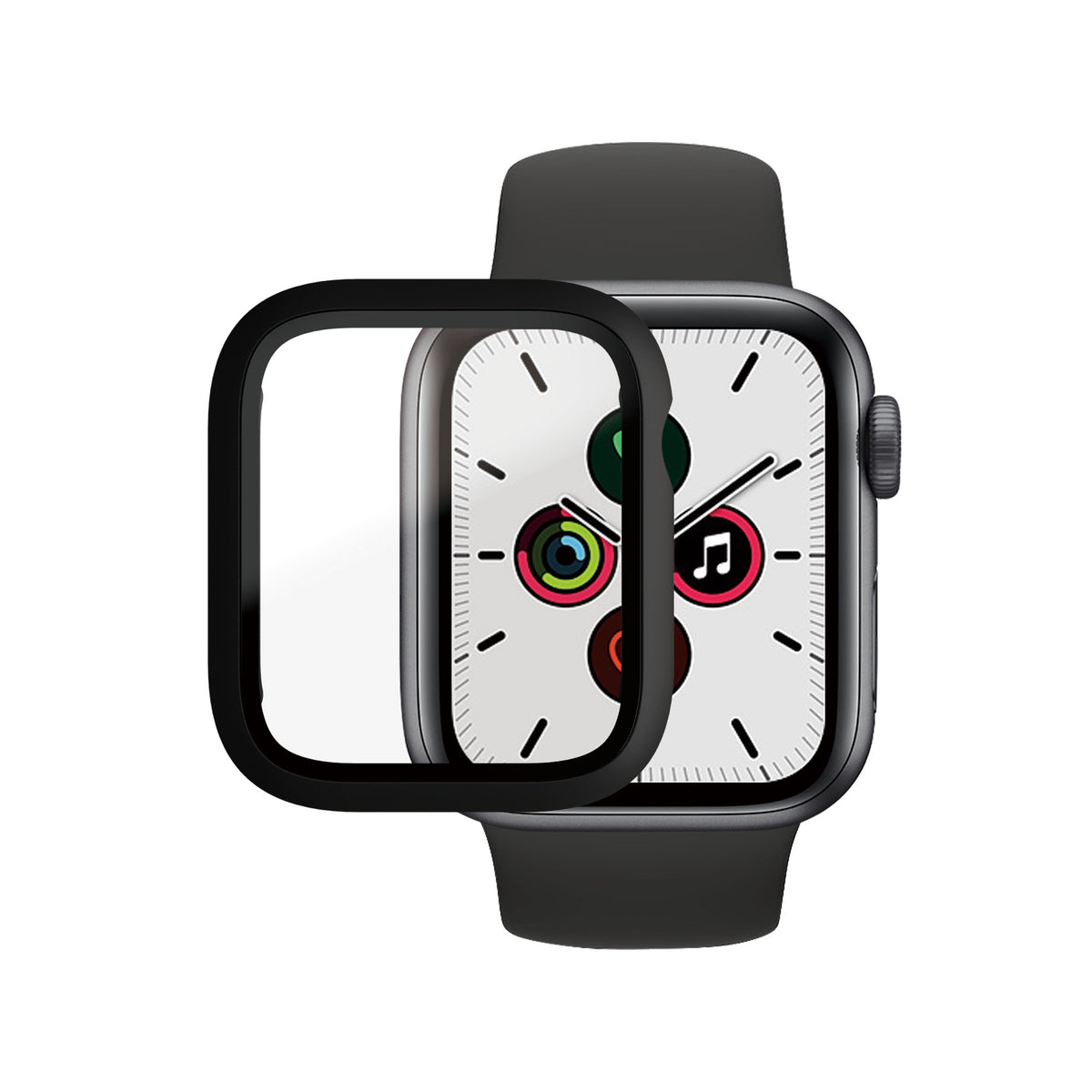PanzerGlass Full Body Apple Watch 4/5/6/SE (40 mm) Black (AB - EOL