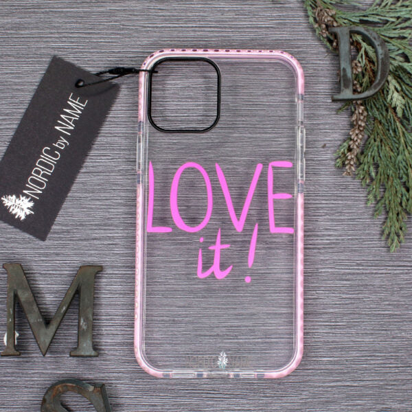 iPhone 12 Mini Cover love It – Transparent