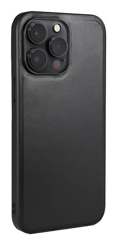 iPhone 14 Pro Max Læder Cover 6 7 – Sort – Buffalo