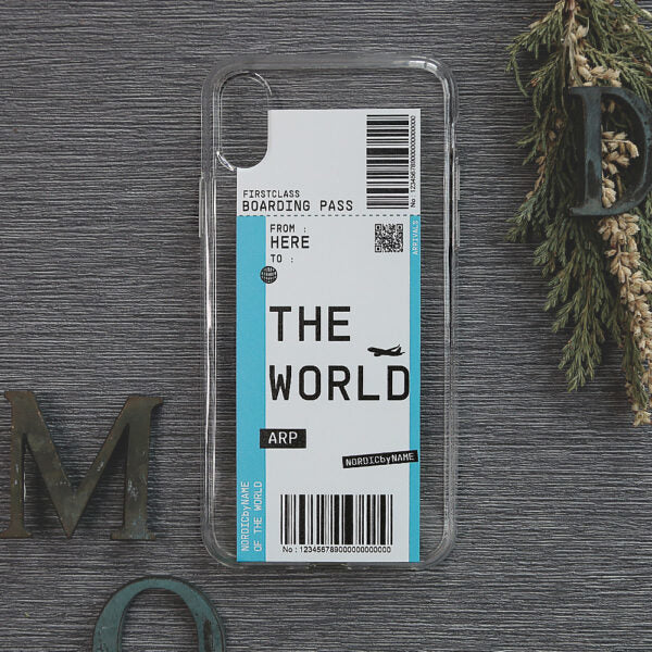 iPhone X/XS Cover Flybillet the World