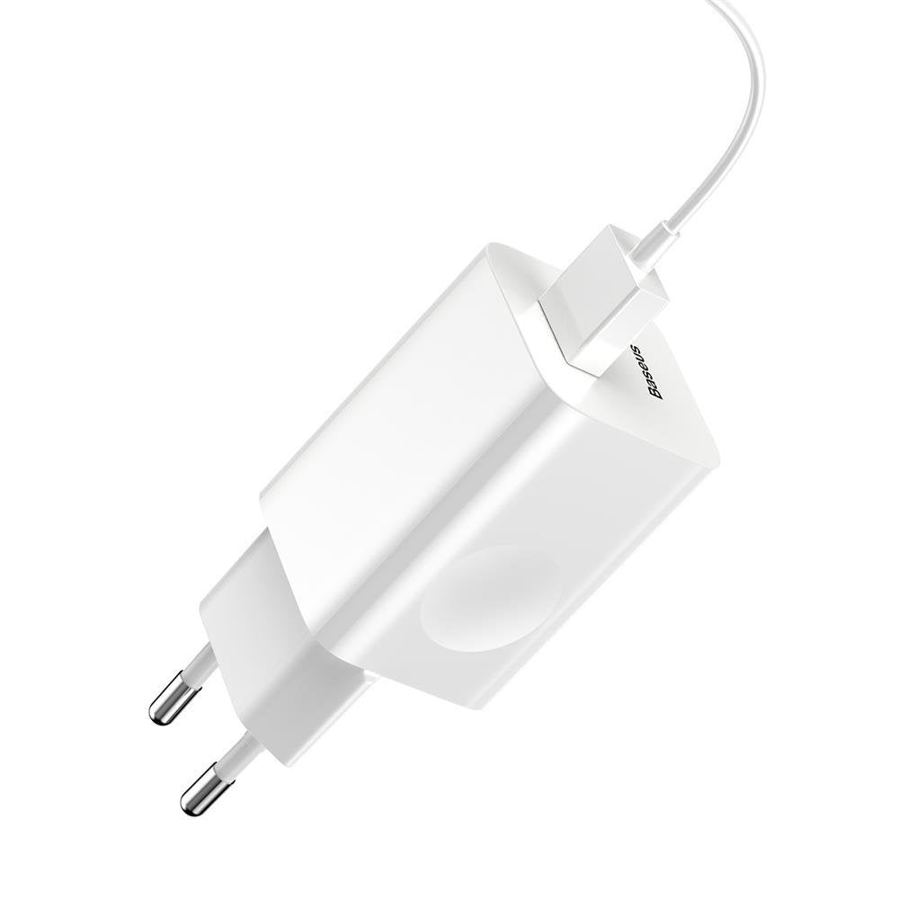 220v Lader USBA 24W Hvid