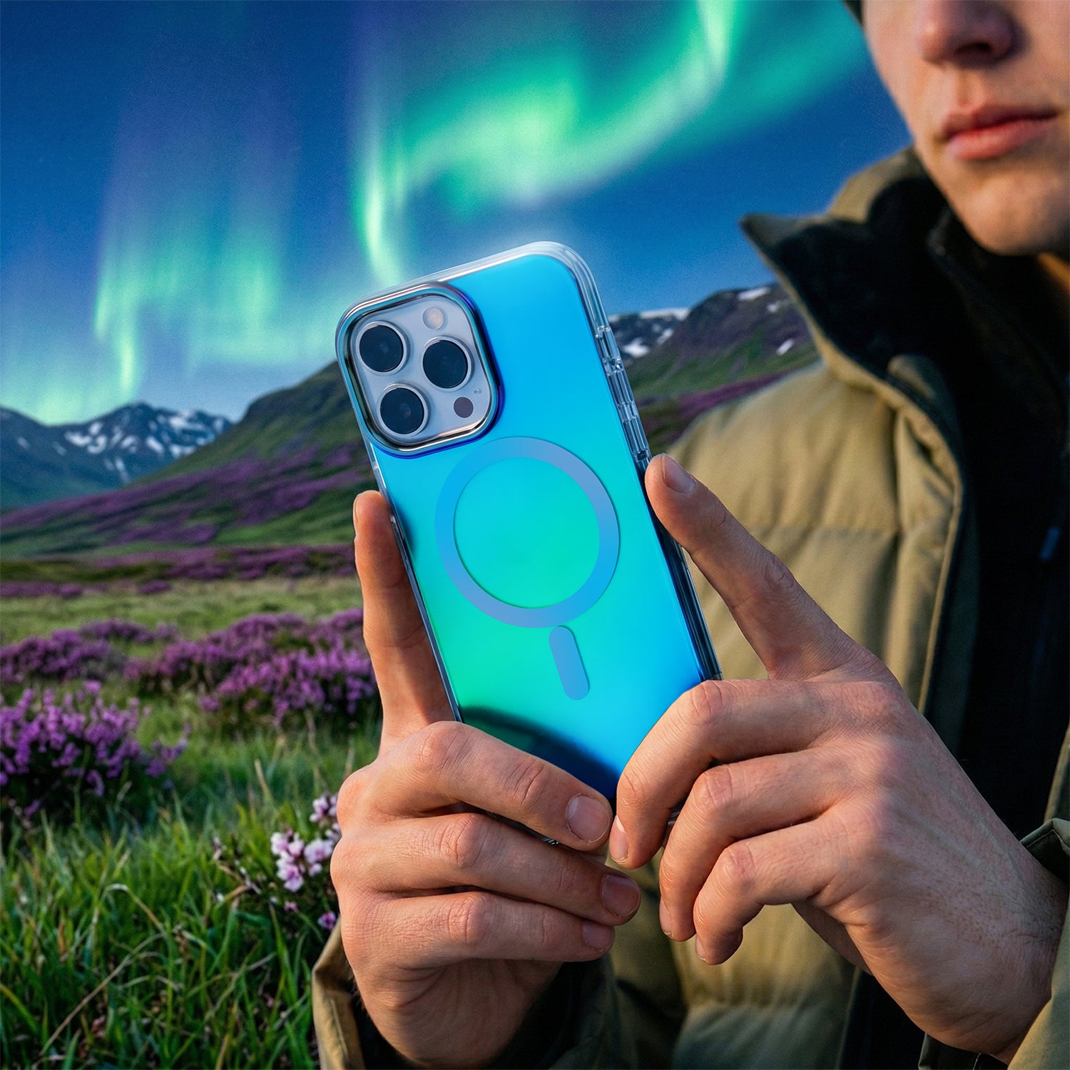 iPh17 Tecto Shield Blå