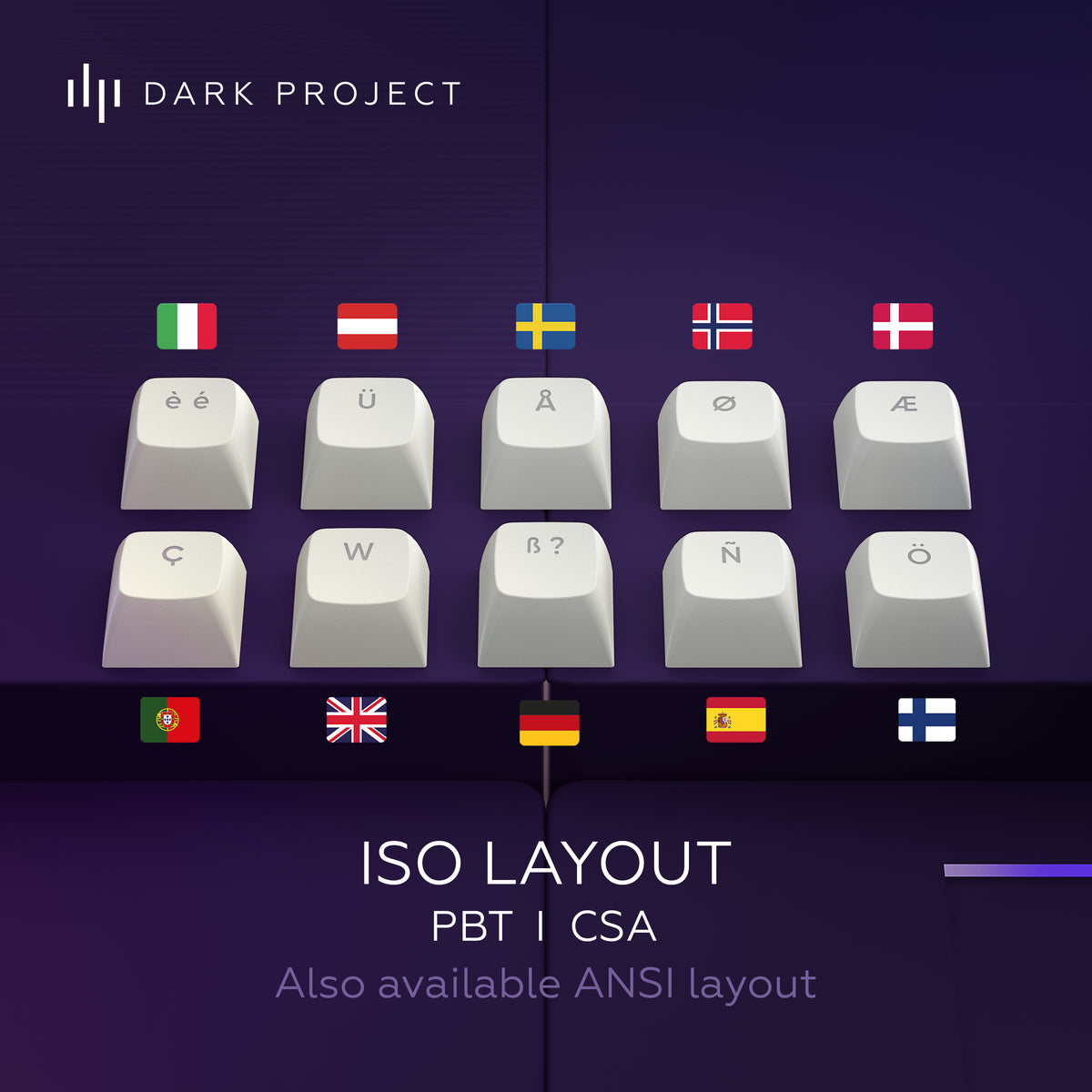 DARK PROJECT Violet/Hvid - billede 17