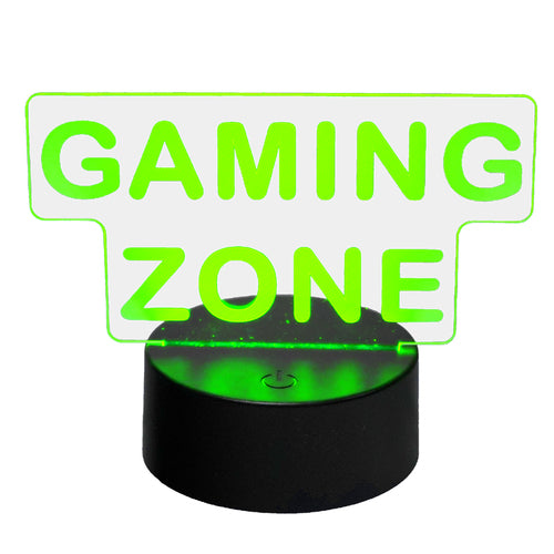 3D LED Lampe - Gaming Zone
