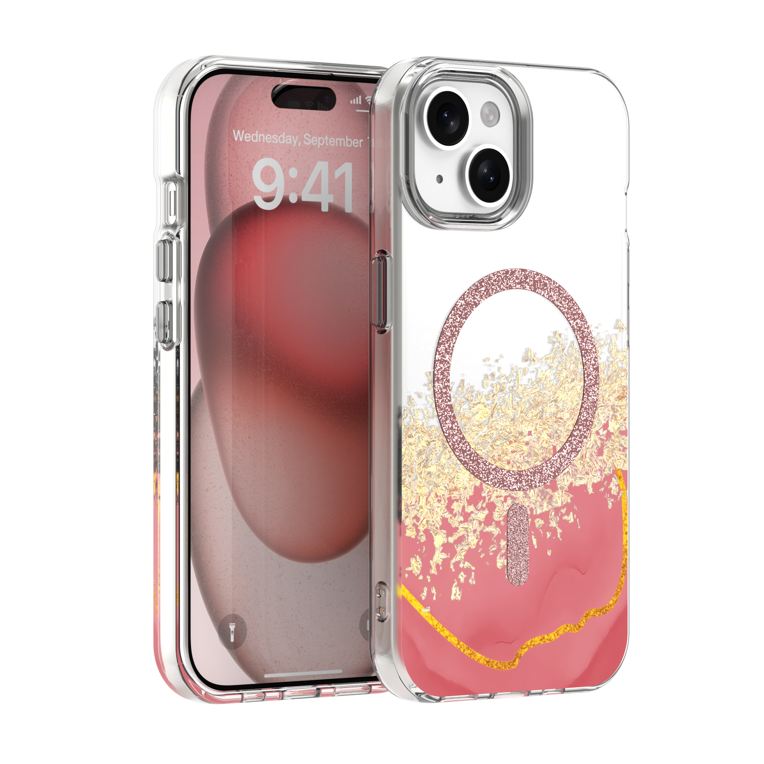 iPh15 Epoxy Mag pink